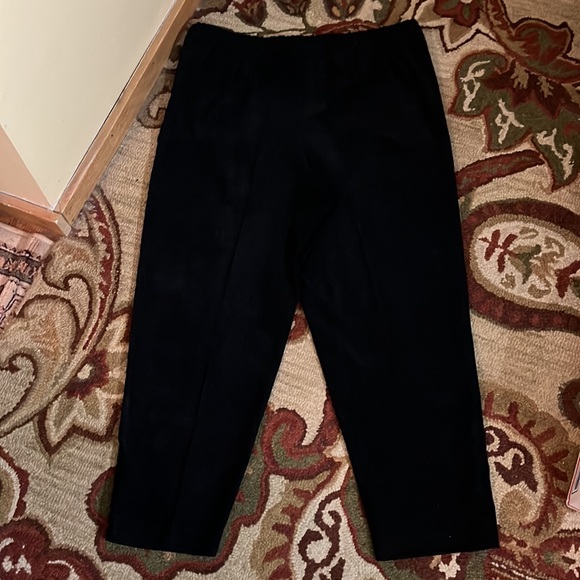 AVENUE Size 20 Trouser NO Pocket Slim Flatfront Elastic-Insert Stretch $89 NEW - Picture 2 of 16
